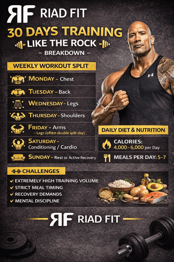 The rock workout split