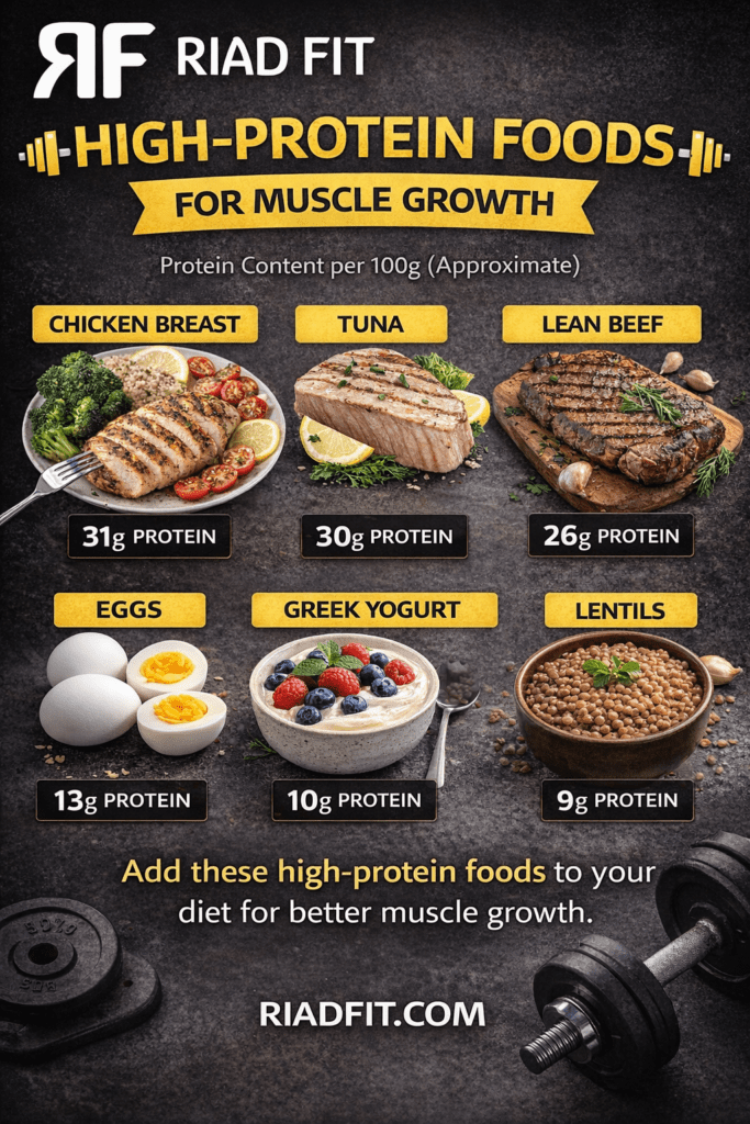 High protein food