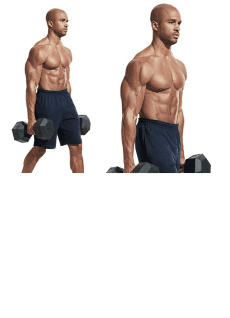 dumbell farmer walk